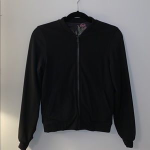 Lululemon athletica black bomber jacket